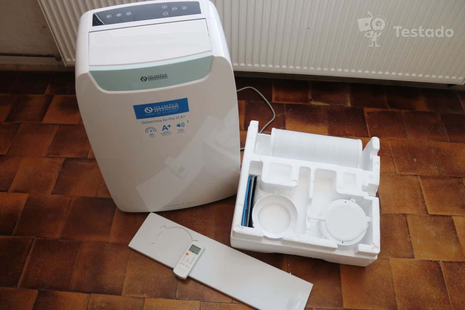 Recenze klimatizace Olimpia Splendid Dolceclima Air Pro 13 A+ obsah balení