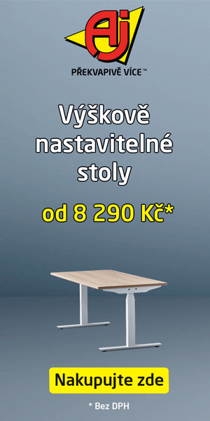 Výškově nastavitélné stoly AJ