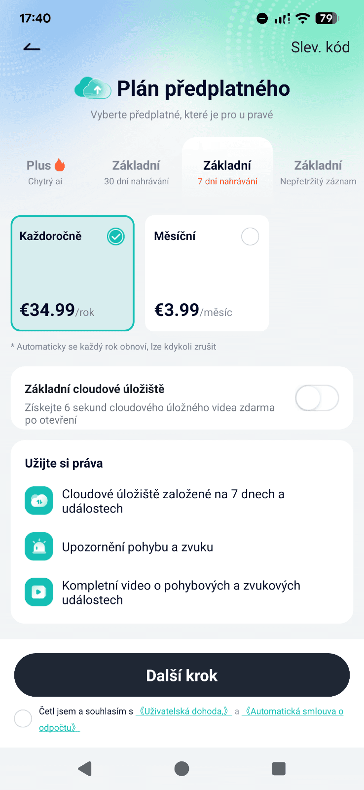 Aerium Zooma 25F základ na 30 dní