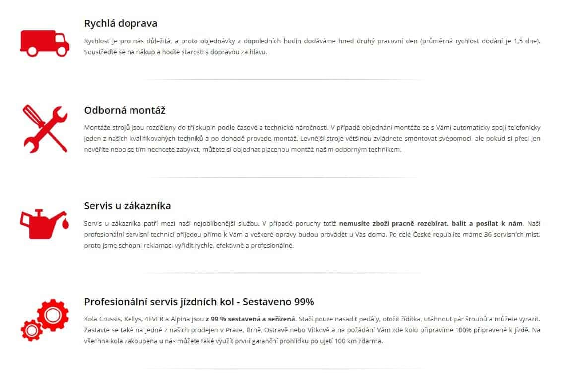 Insportline - doprava a platba
