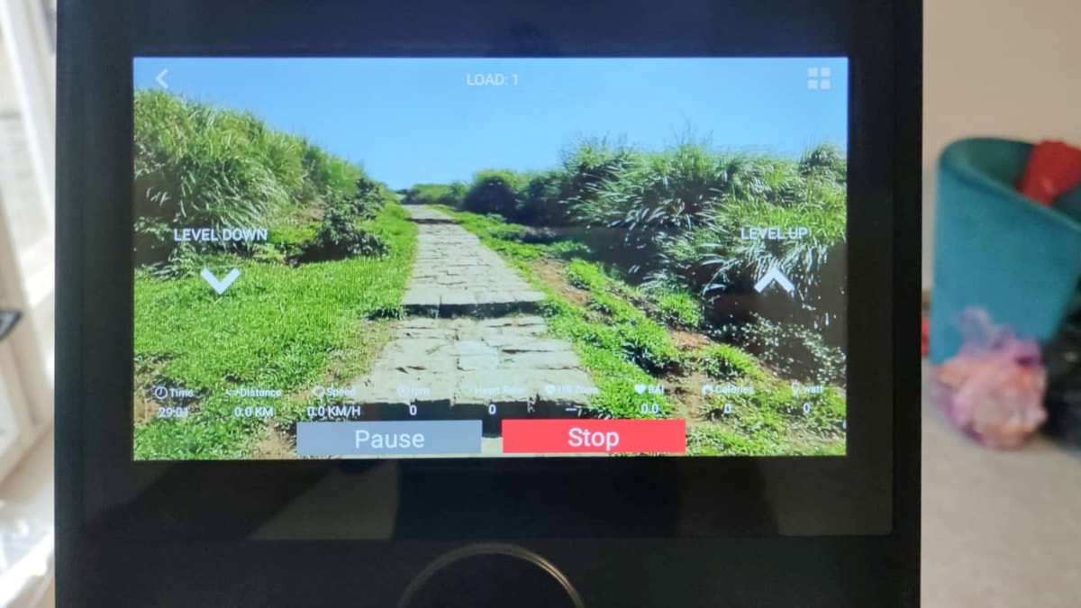 inSPORTline eliptický trenažér, aplikace kinomap, recenze Testado