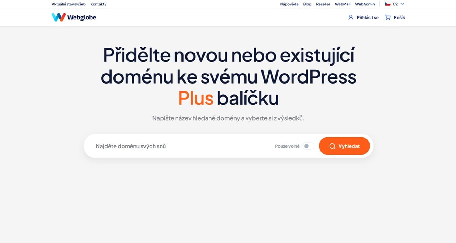 Recenze Webhosting Webglobe WordPress04