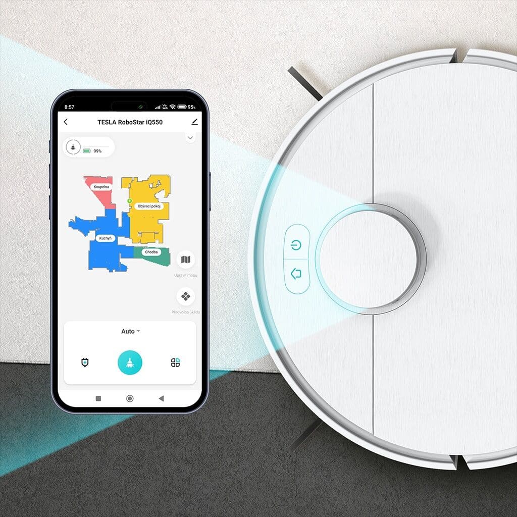 hodnocení vysavač TESLA RoboStar iQ550