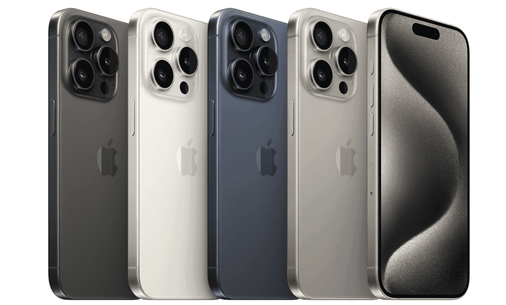 Apple iPhone 15 Pro Max testado barevné variace