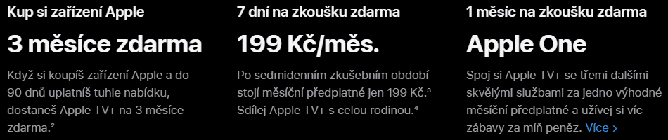 apple tv+ výhodné nabídky