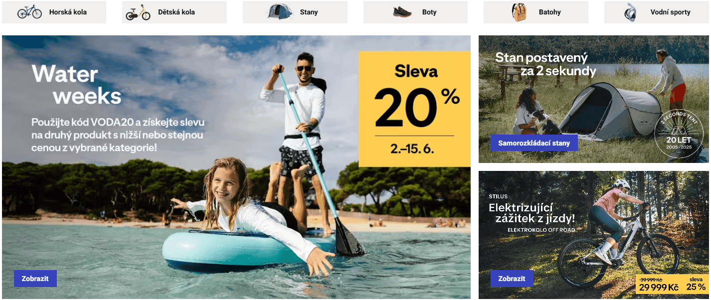 Decathlon e-shop