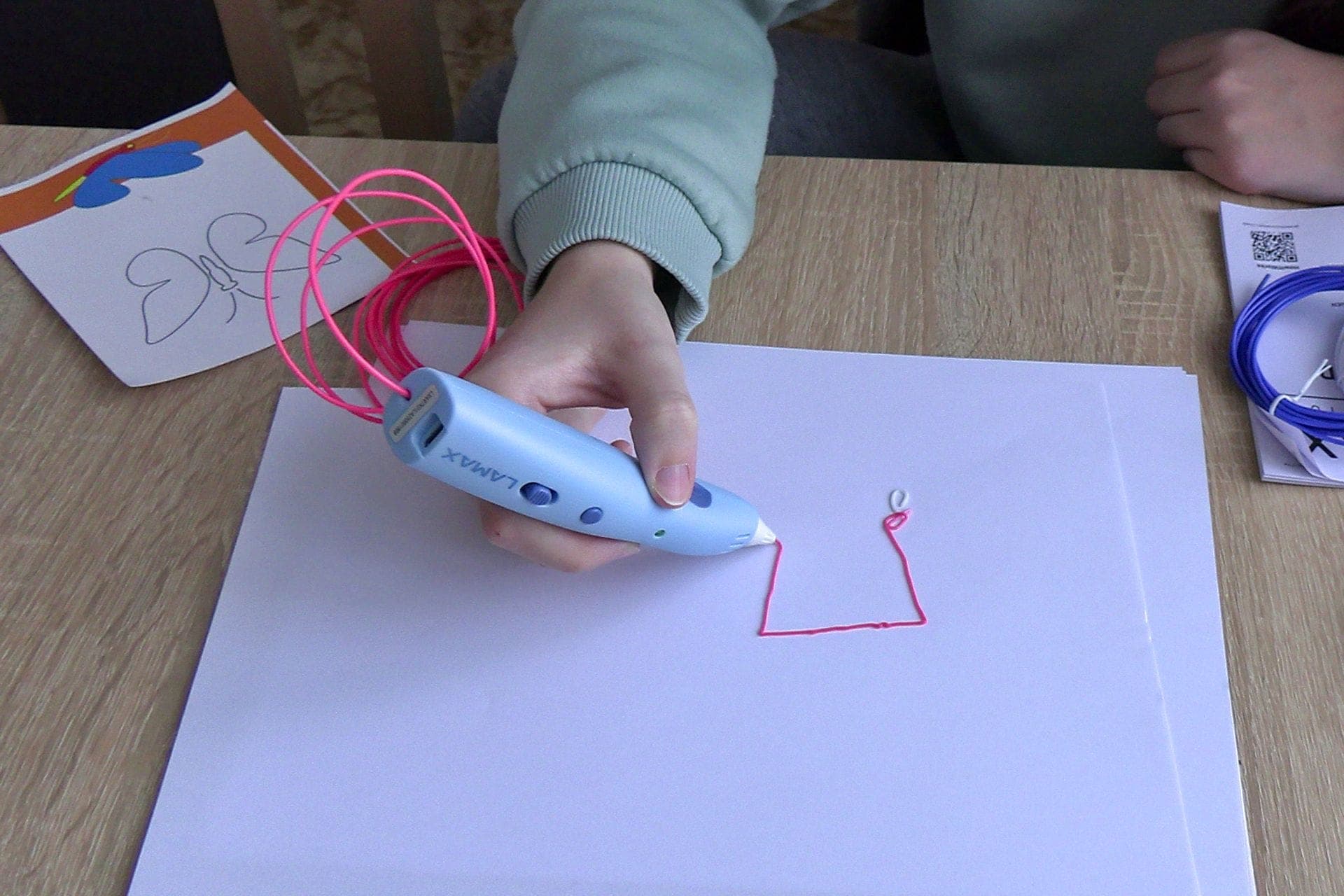 LAMAX ArtKid1 3D Blue recenze 3D pera, LAMAX, Testado