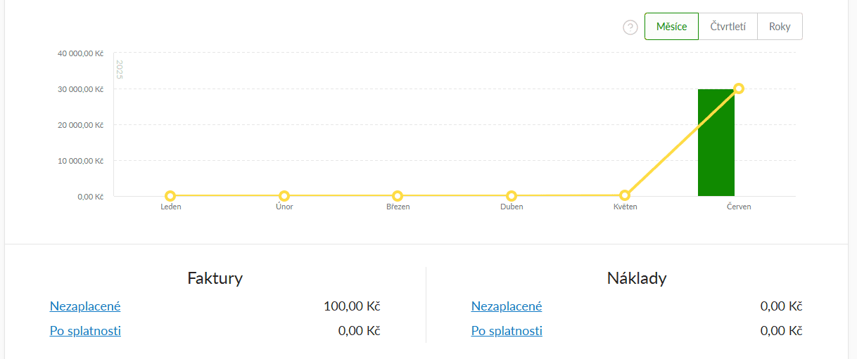 fakturoid statistika