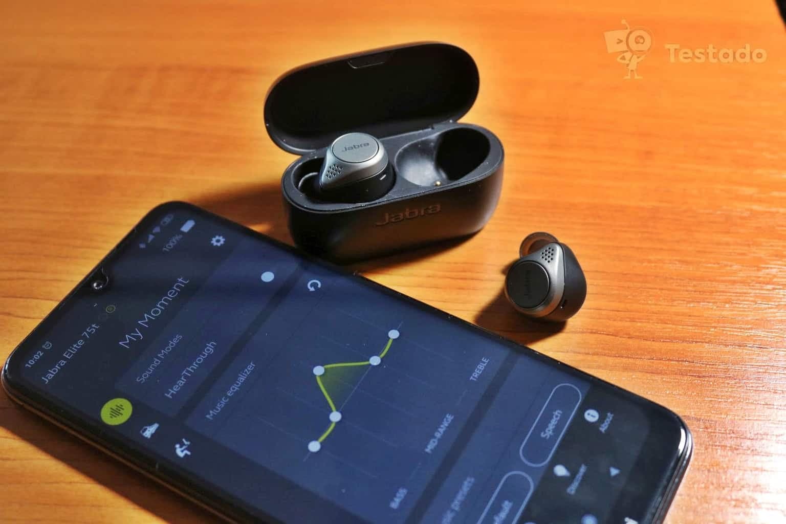 test Jabra Elite 75t - špuntová sluchátka
