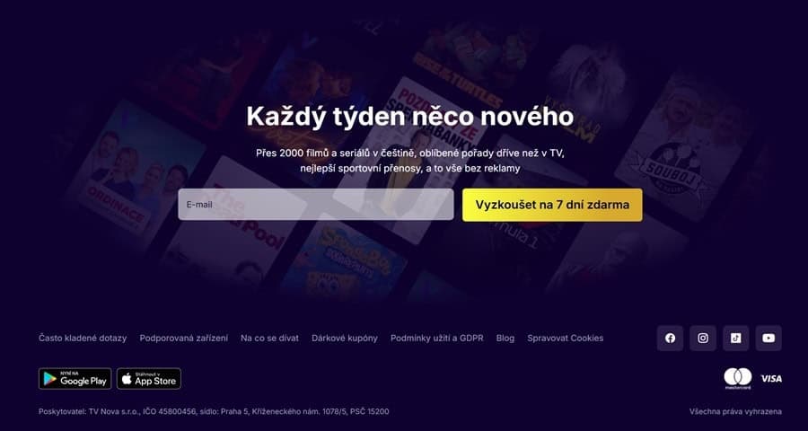 Jak zrušit účet na Oneplay - recenze streamovací služby Oneplay