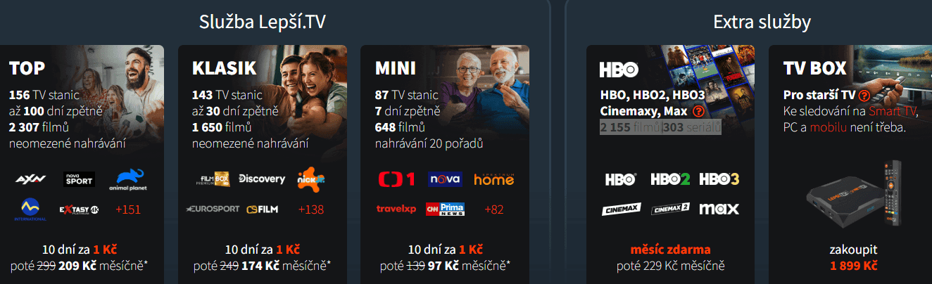 lepší tv kolik stojí