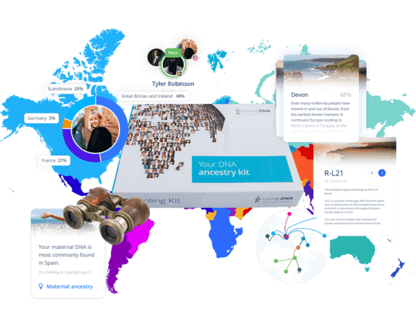 LivingDNA genealogický test DNA recenze