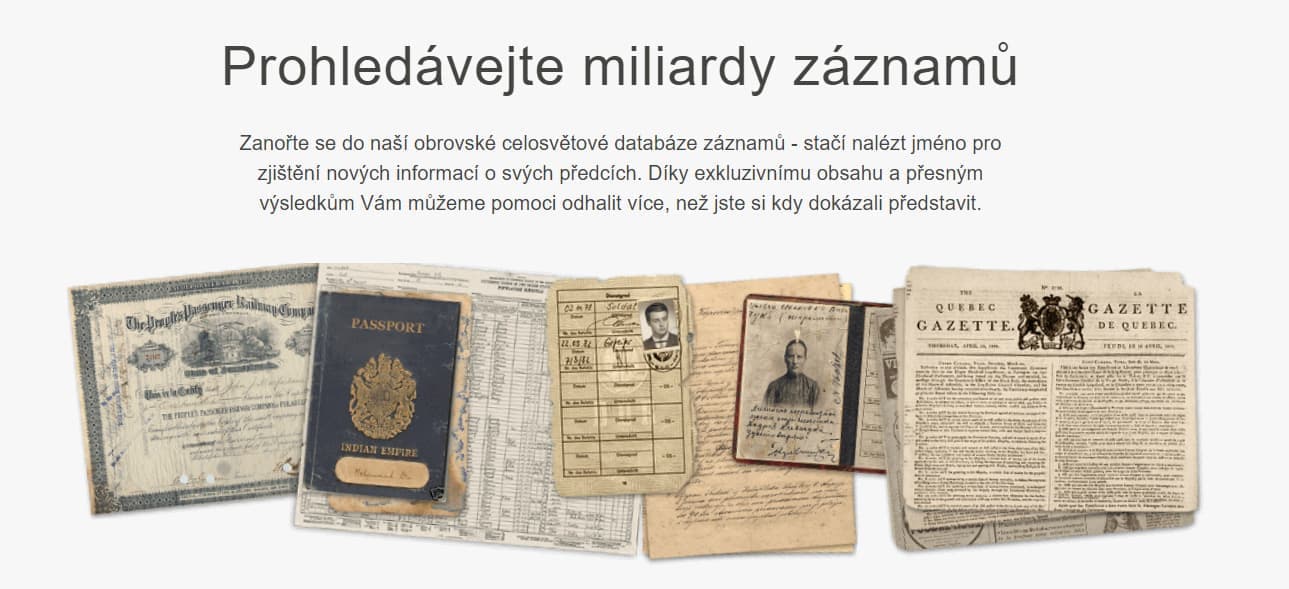 MyHeritage historické záznamy recenze