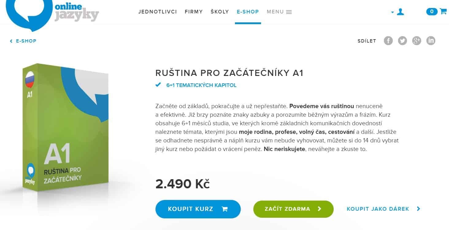 výuka ruského jazyka s onlinejazyky