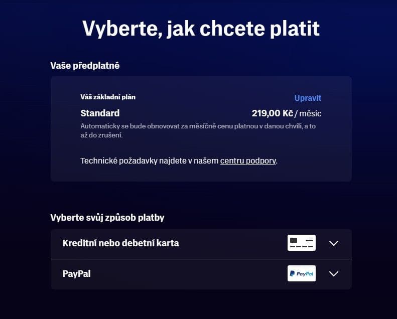 kolik stojí Max