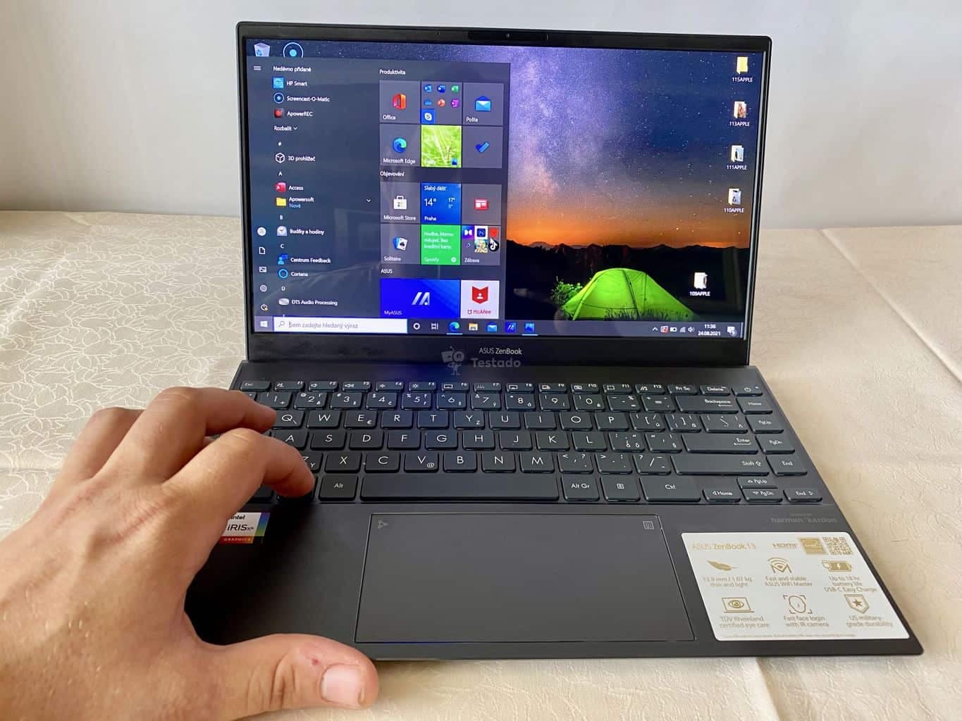 recenze a test Asus ZenBook 13 OLED UX325
