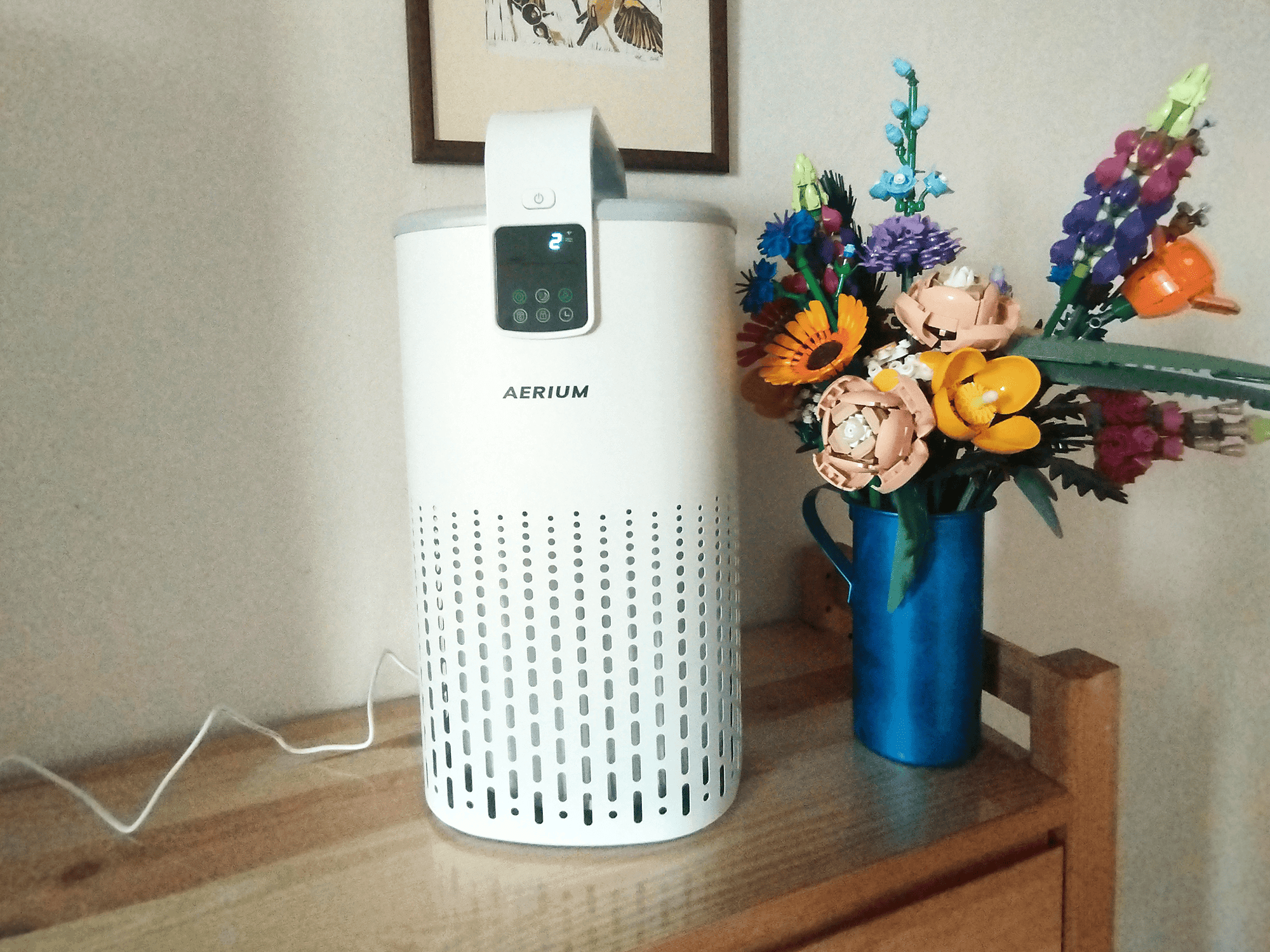 Recenze čističky vzduchu Aerium Čistička vzduchu AERIUM PureSteel Q3 HEPA Wi-Fi – test 02