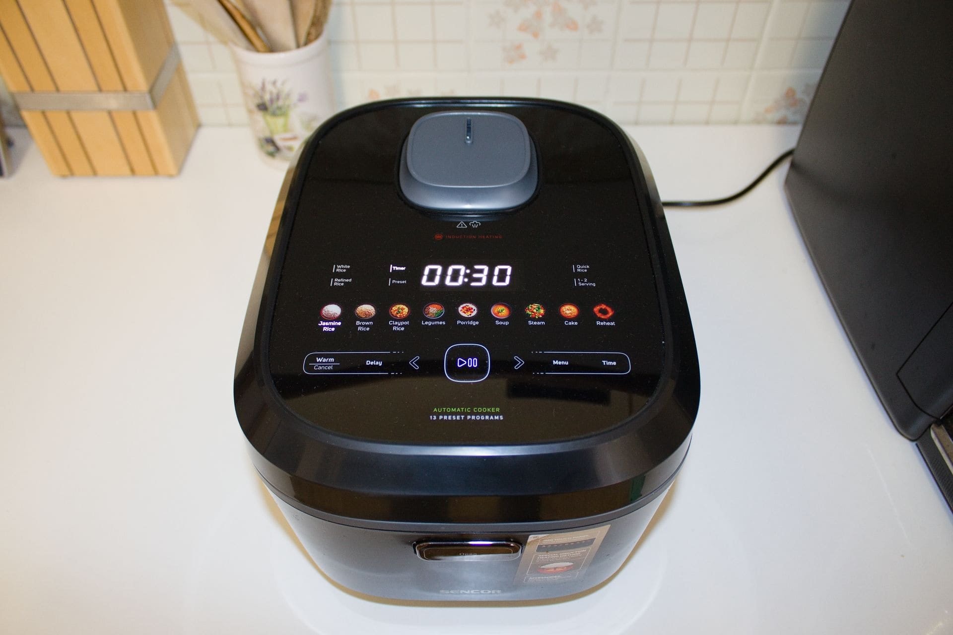 rýžovar s indukčním ohřevem, SENCOR SRM 3900BK, Testado recenze