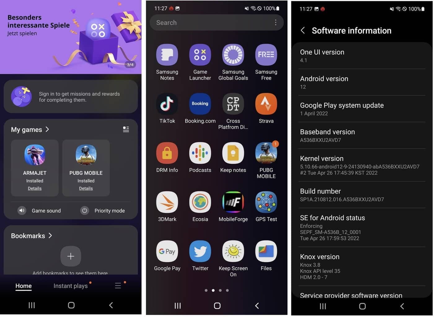 Systém a konektivita Galaxy A53