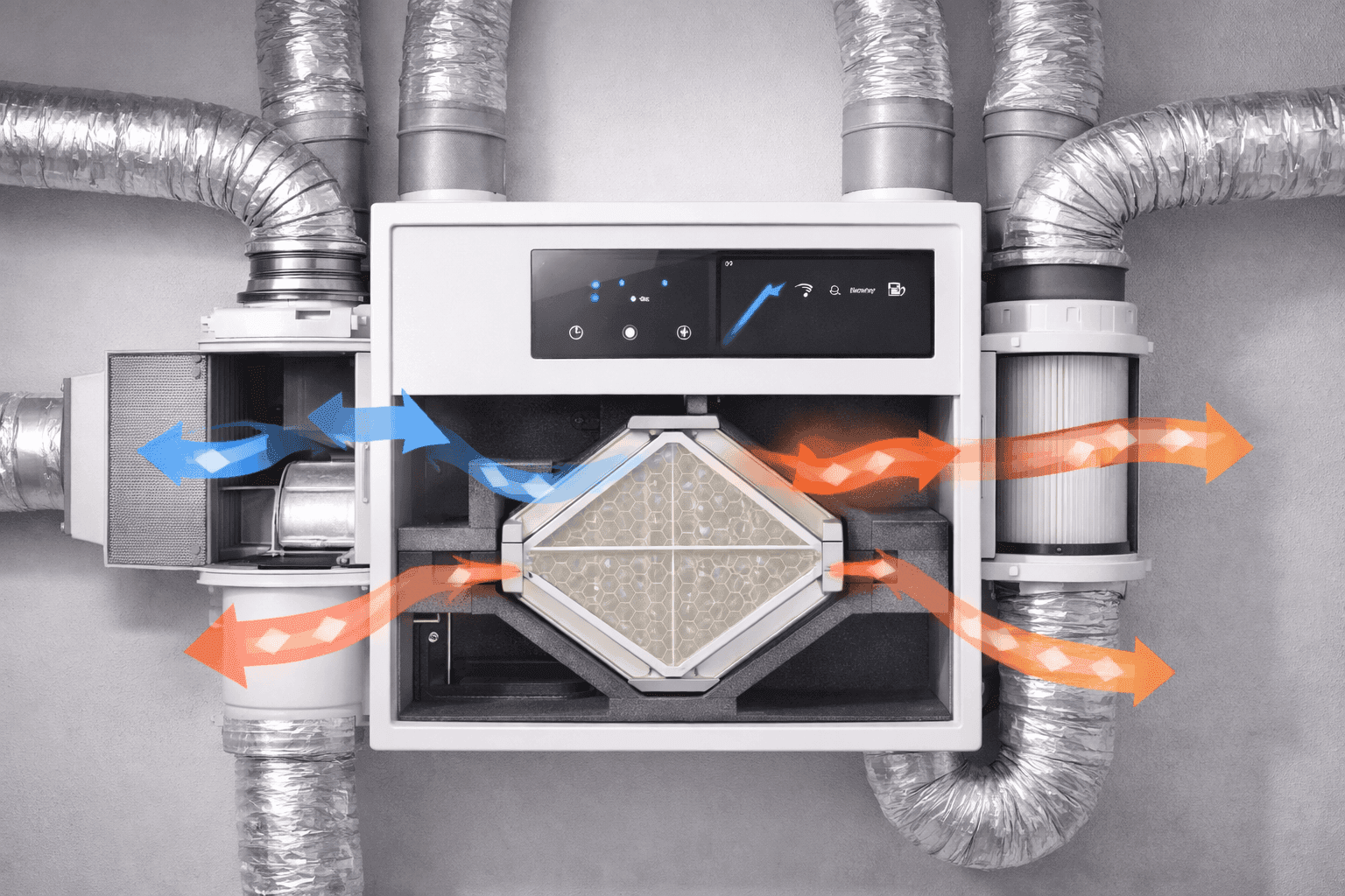 Ventilační systém s rekuperací tepla testado
