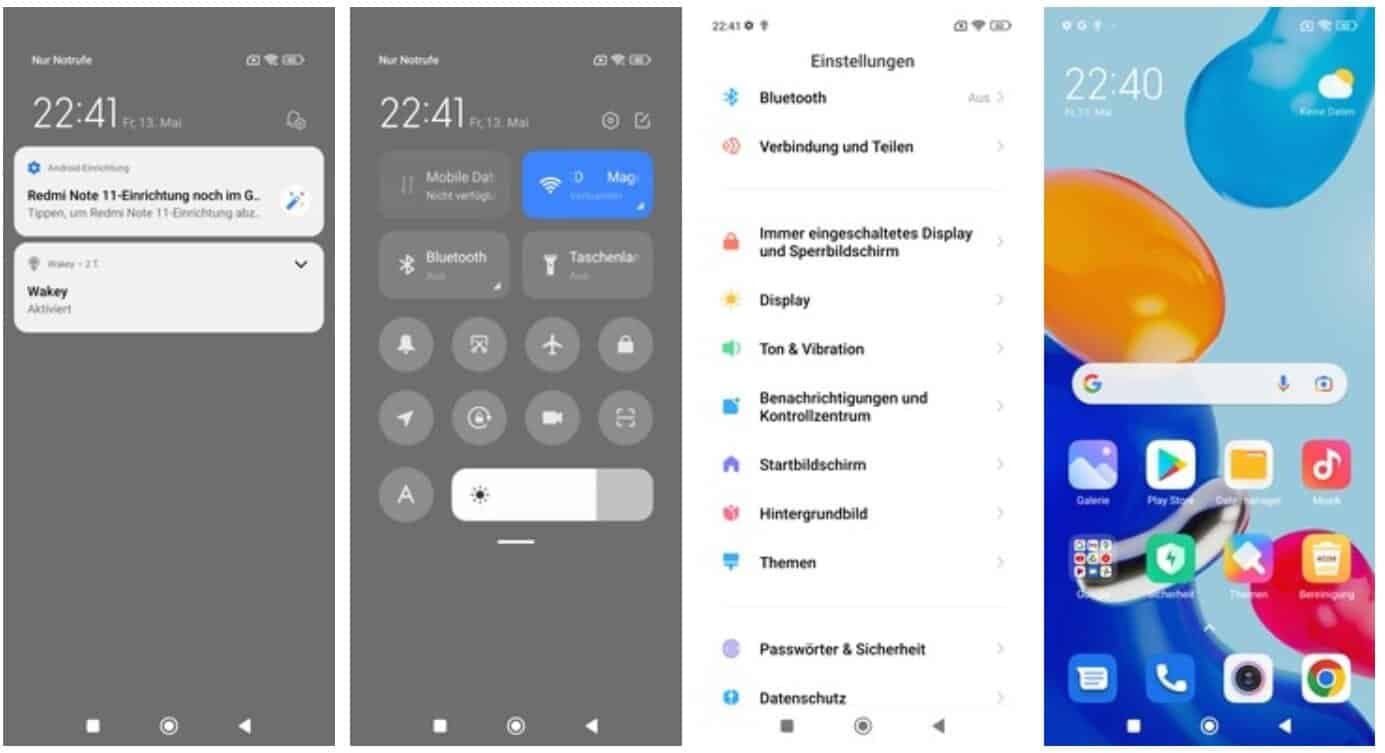 Systém a konektivita u Xiaomi Redmi Note 11